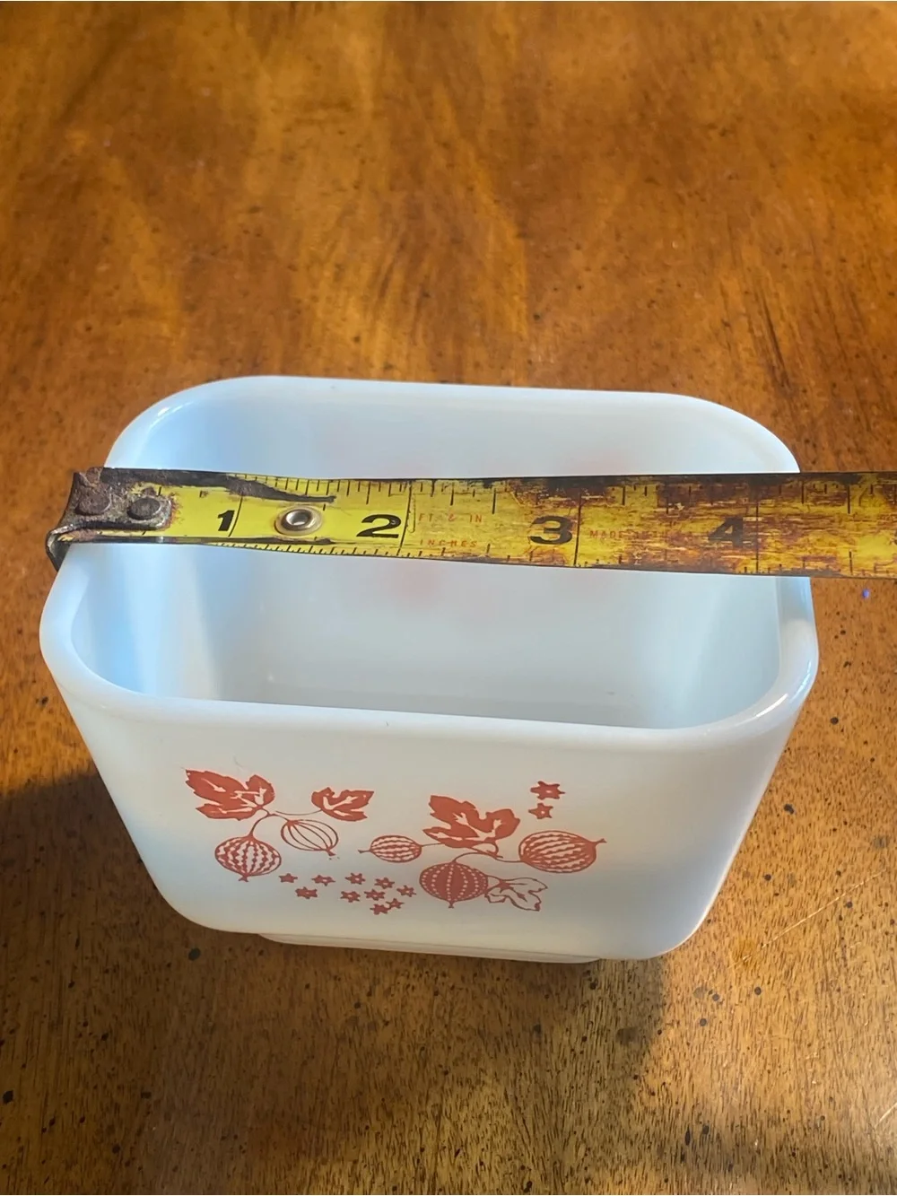 Pyrex Pink Gooseberry 501 Fridge Box